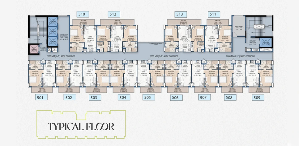 High Life Typical Floor Plan